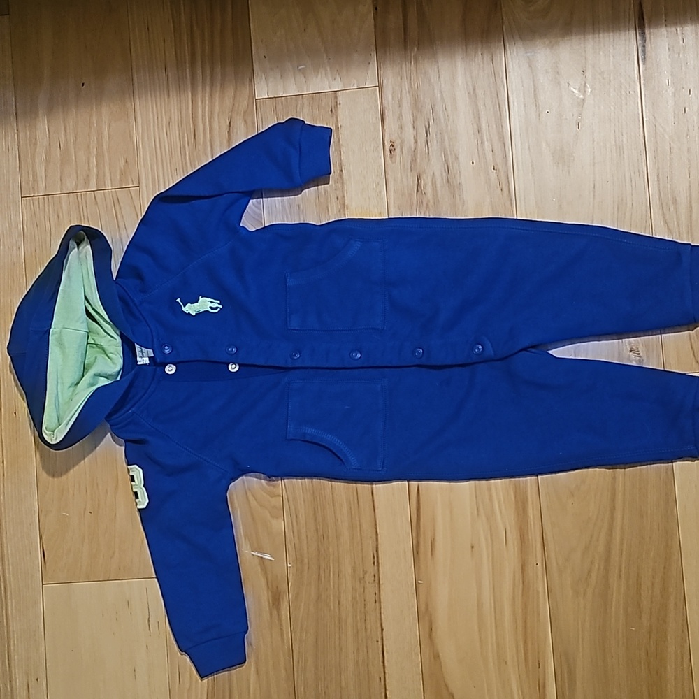 Ralph Lauren onesie with hood